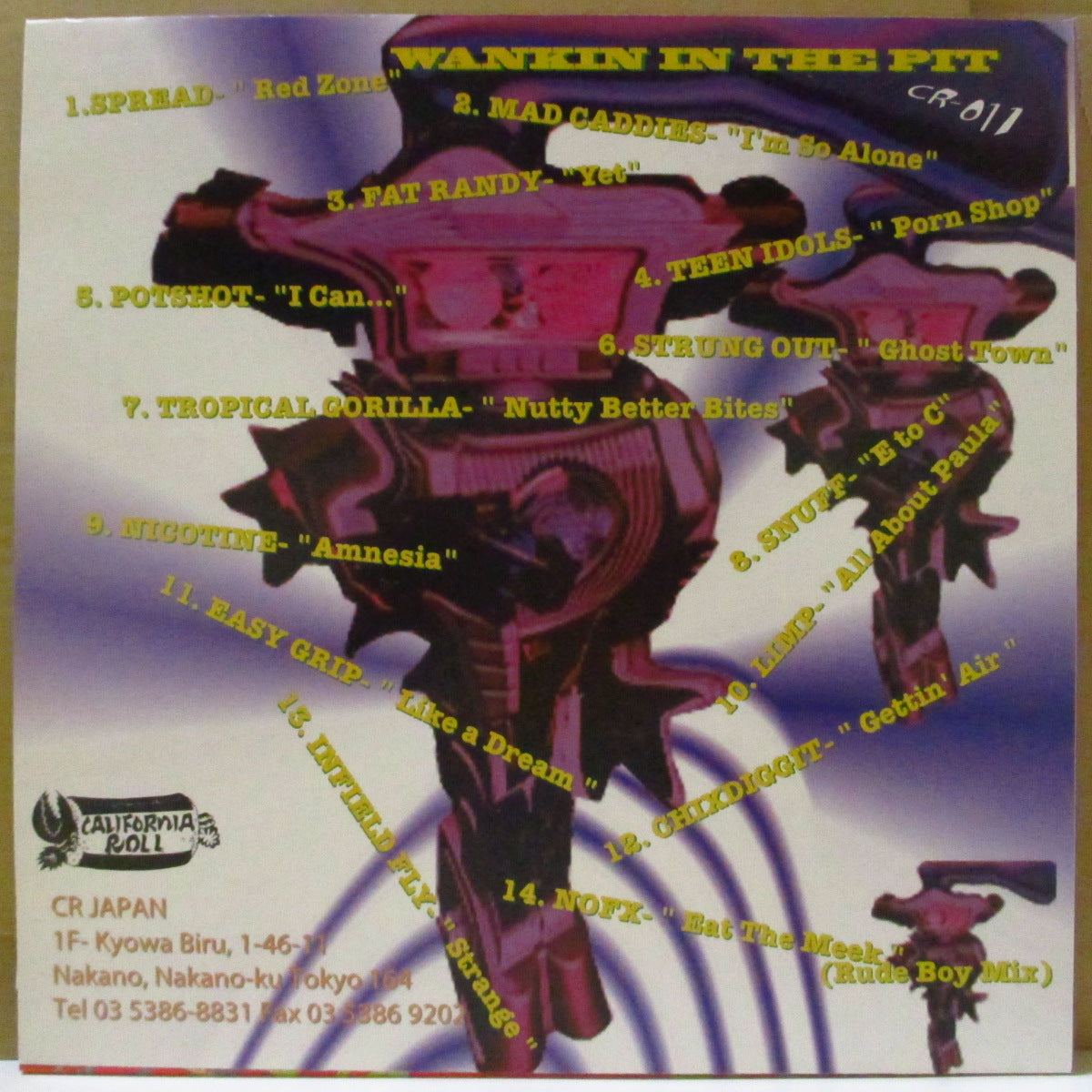 V.A. ('90s US/日本・メロコア/スカパンク・コンピ)  - Wankin' In The Pit (Japan オリジナル LP+インサート) '98年コンピレーション