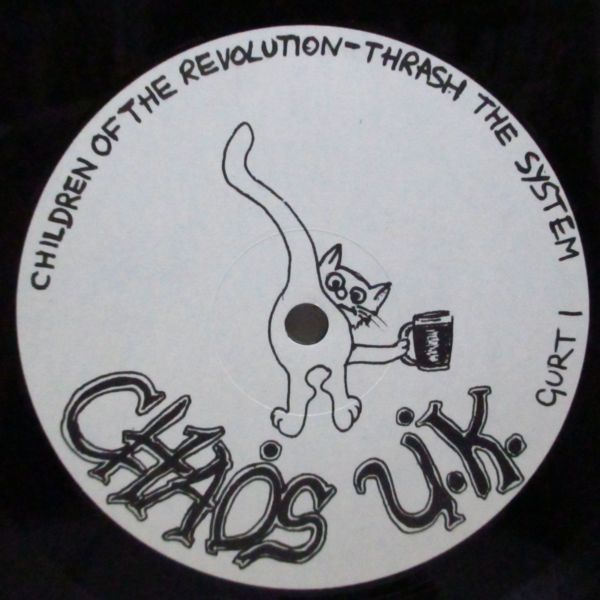 CHAOS U.K. (カオス U.K.) - Short Sharp Shock (UK オリジナル LP