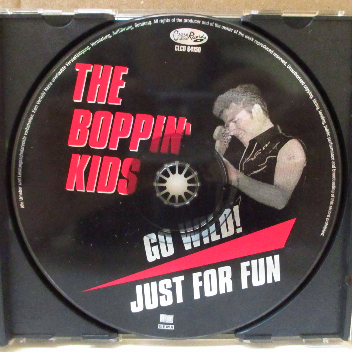 BOPPIN' KIDS, THE (ザ・ボッピン・キッズ)  - Go Wild! / Just for Fun (German '03 再発 CD) '03年1st&2ndアルバム・カップリング盤