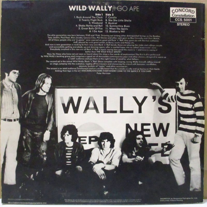 WILD WALLY (ワイルド・ウォーリー)  - I Go Ape (UK オリジナル LP/表面コーティングジャケ)