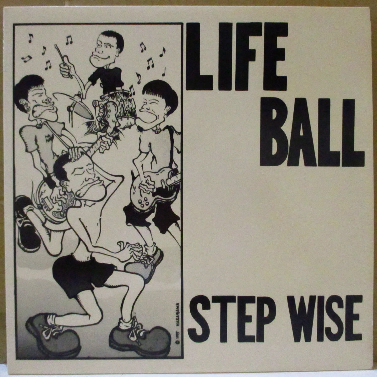 LIFE BALL (ライフ・ボール)  - Step Wise (Japan 限定再発「クリアオレンジ盤」 10インチ+インサート) '95年唯一のアルバム