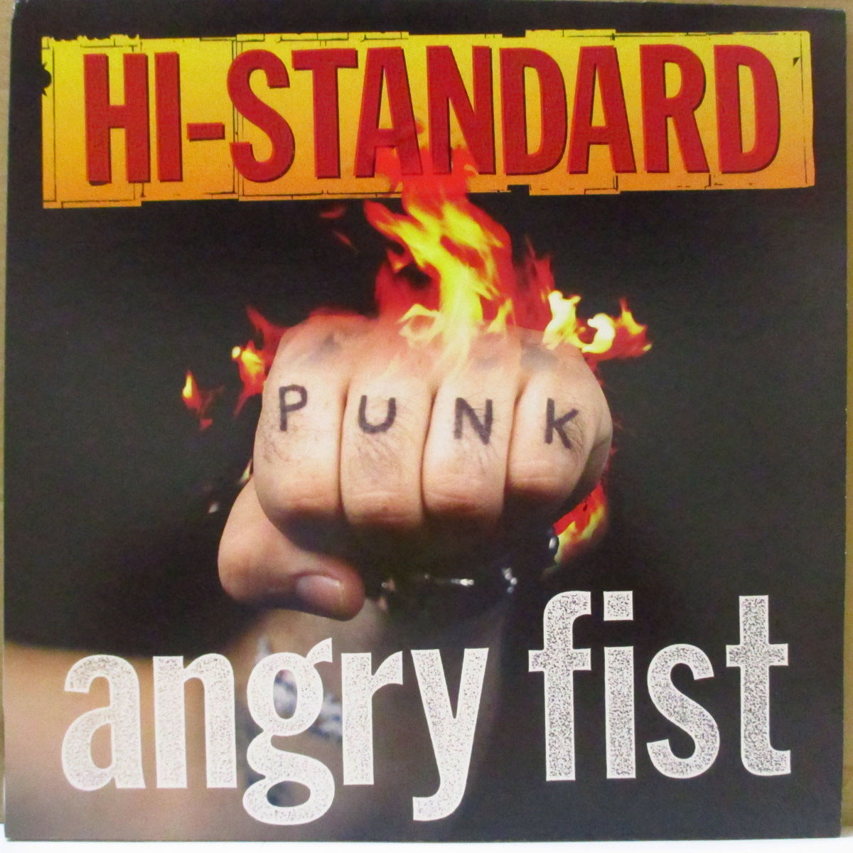 Hi-STANDARD (ハイ・スタンダード)  - Angry Fist (US オリジナル LP+インサート) '97年2ndアルバム