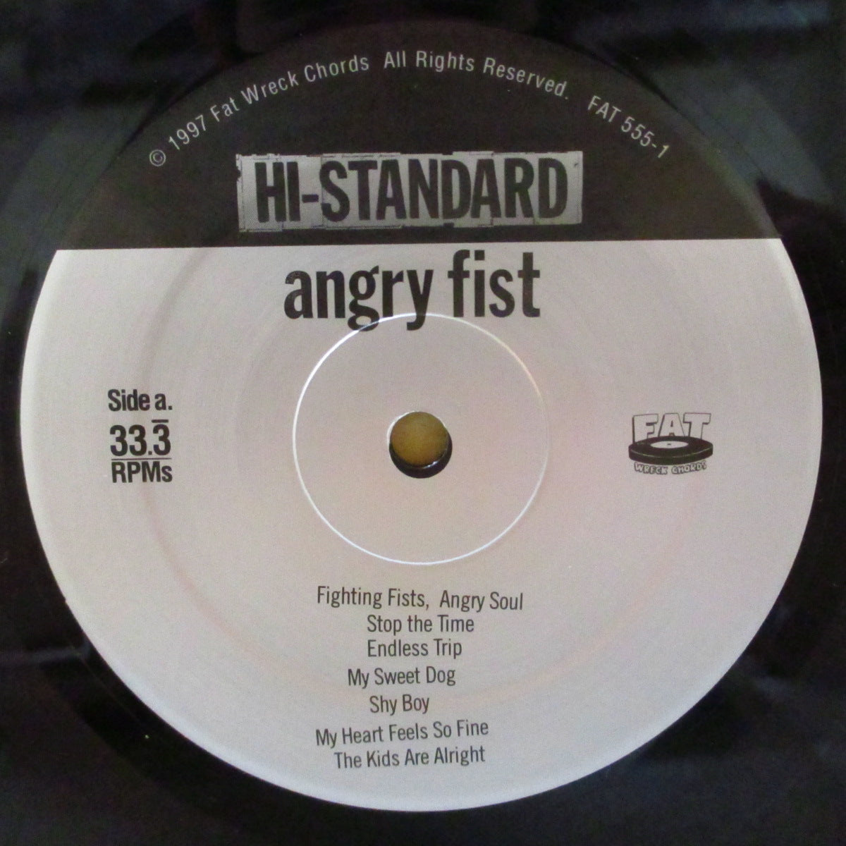 Hi-STANDARD (ハイ・スタンダード) - Angry Fist (US オリジナル LP+