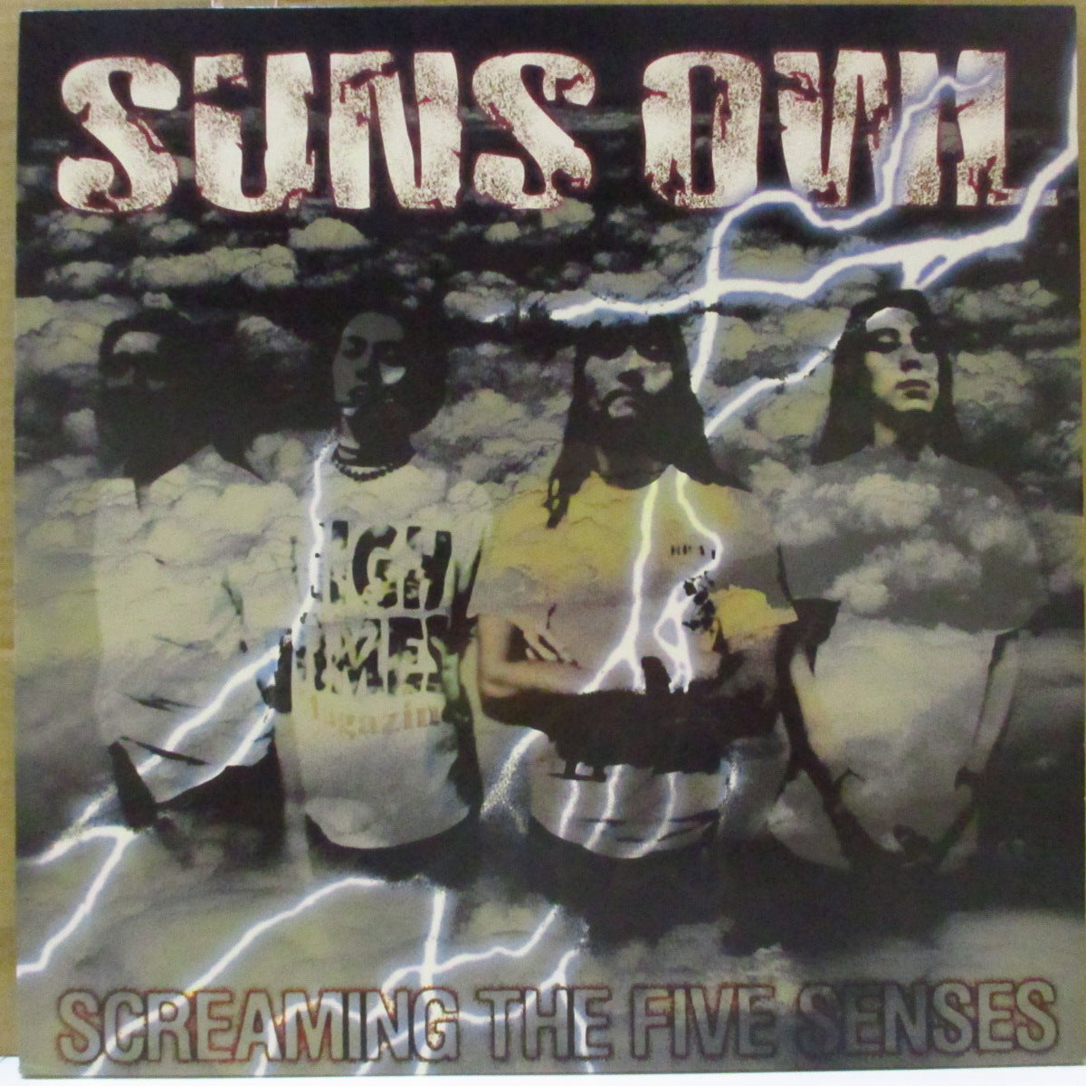 SUNS OWL (サンズ・オウル)  - Screaming The Five Senses (Japan オリジナル LP+インサート) '98年1stアルバム