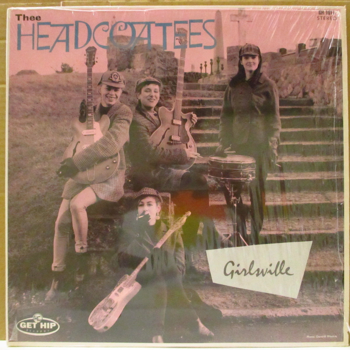 HEADCOATEES (ヘッドコーティーズ)  - Girlsville (US '93 再発「黒盤」 LP) '91年1stアルバム