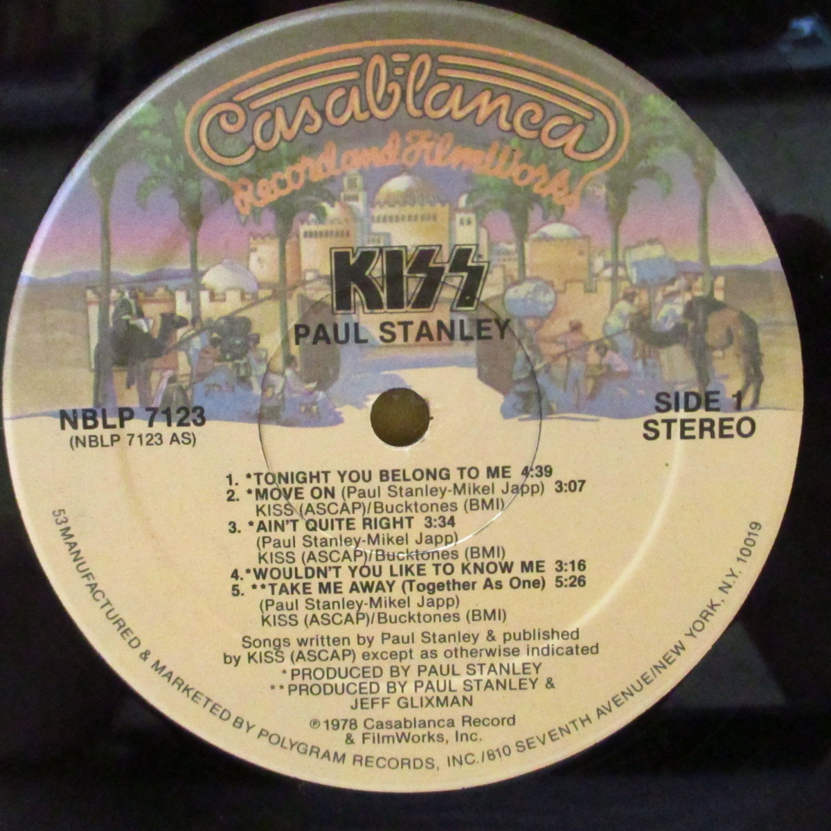 KISS (キッス) - Kiss：Paul Stanley (US '85 再発 LP) '78年ポール