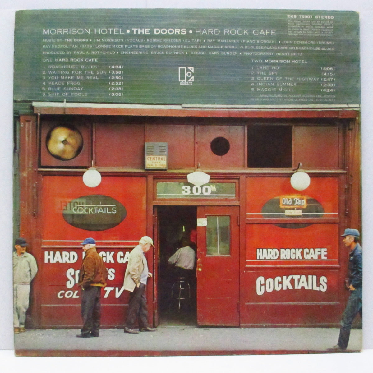 DOORS (ドアーズ)  - Morrison Hotel (UK 初回オリジナル「赤ラベ」ステレオLP/光沢見開きジャケ)