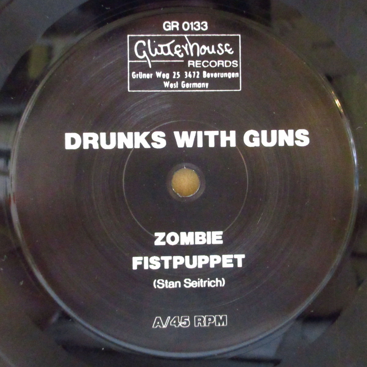 DRUNKS WITH GUNS (ドランクス・ウィズ・ガンズ)  - Zombie +3 (German オリジナル 7インチ+光沢ソフト紙ジャケ)