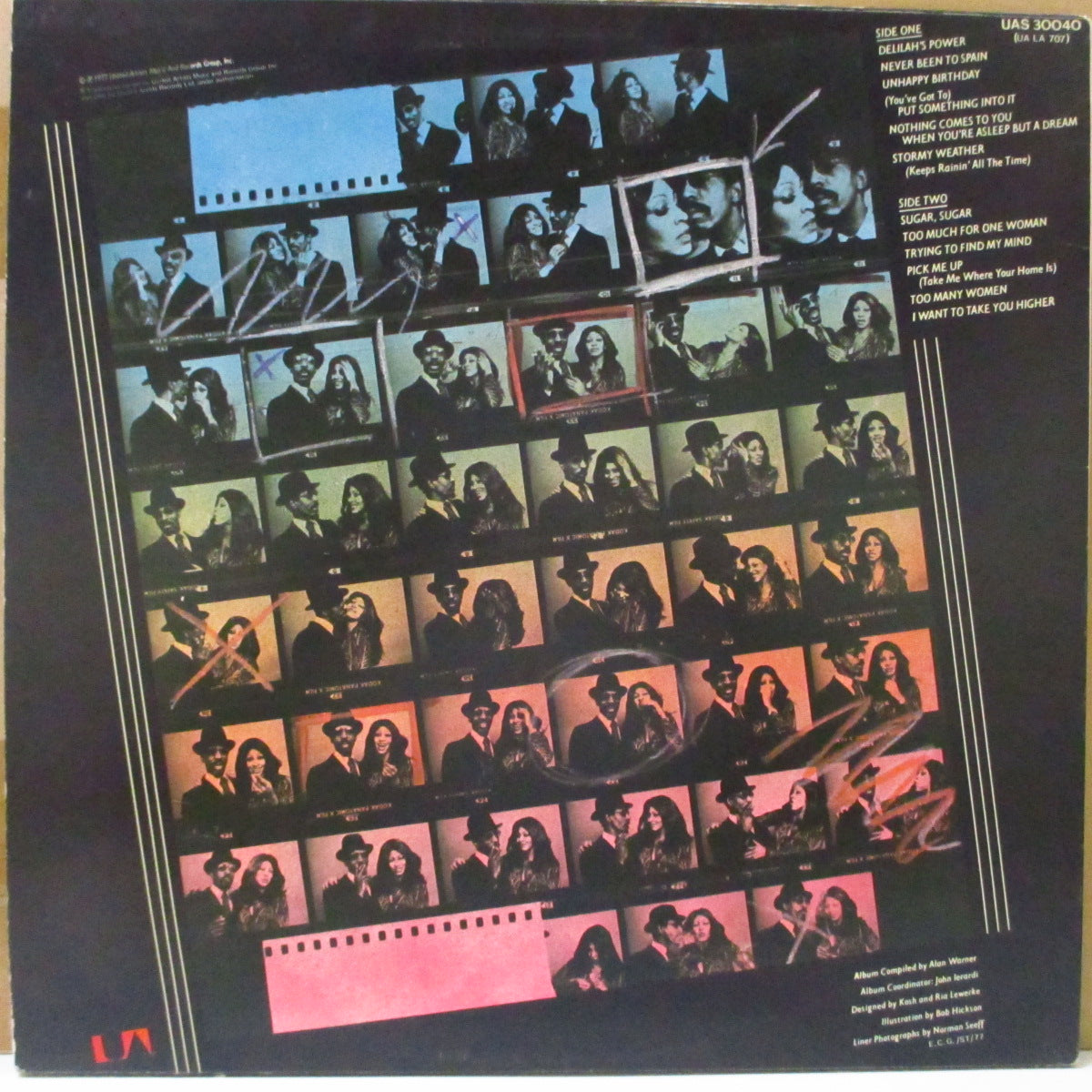 IKE & TINA TURNER (アイク＆ティナ・ターナー)  - Delilah's Power (UK '77 オリジナル・ステレオ LP)'77年デュオ名義スタジオ録音ラスト19作目アルバム。
