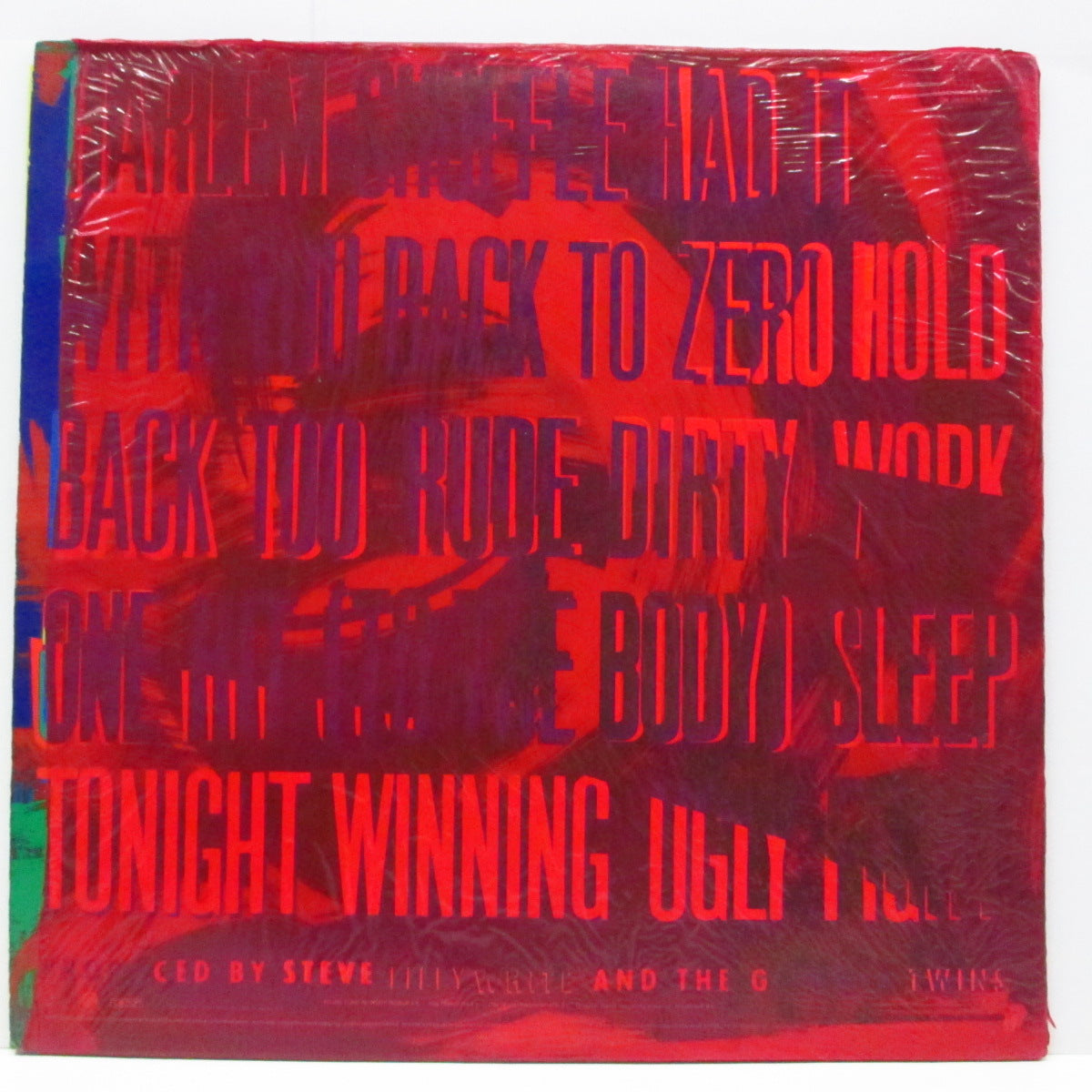 ROLLING STONES (ローリング・ストーンズ)  - Dirty Work (UK オリジナル LP+インナー) 初回ステッカー＆赤シュリンク付！