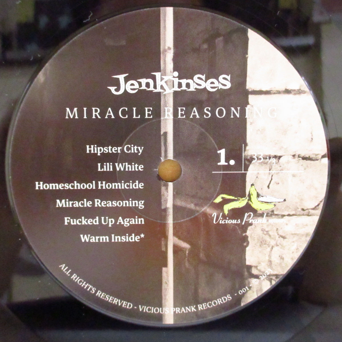 JENKINSES (ジェンキンシーズ)  - Miracle Reasoning (Belgium オリジナル LP+ソフト紙インナー/モノクロジャケ) '23年1stアルバム