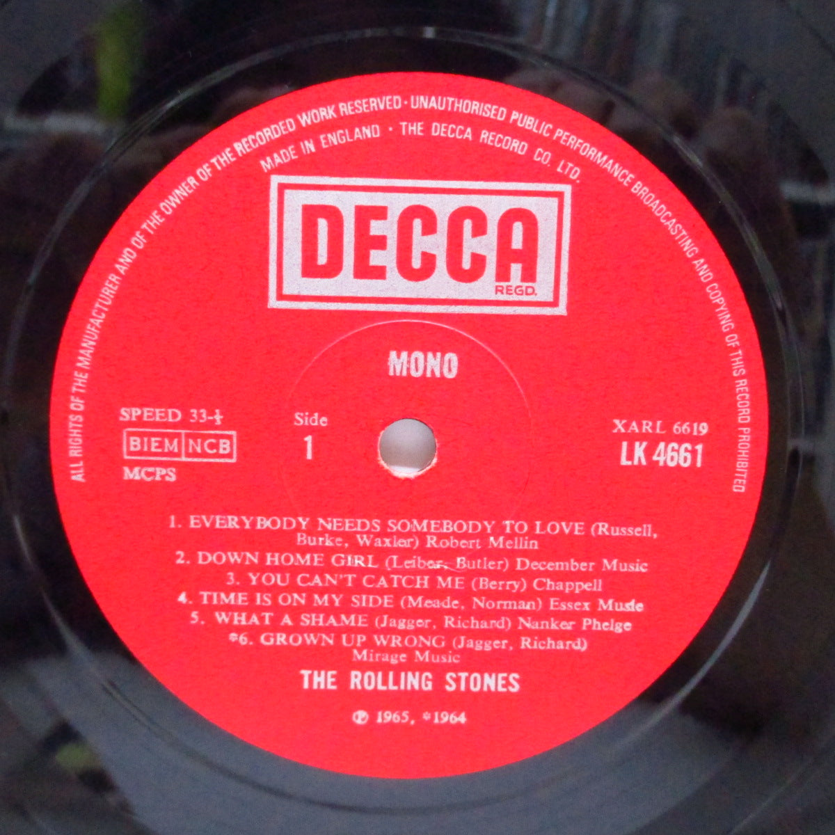 ROLLING STONES (ローリング・ストーンズ)  - No.2 (UK '76再発「Boxロゴ / 赤ラベモノラル」LP/「Blind Man」無修正表面コーティングジャケ)