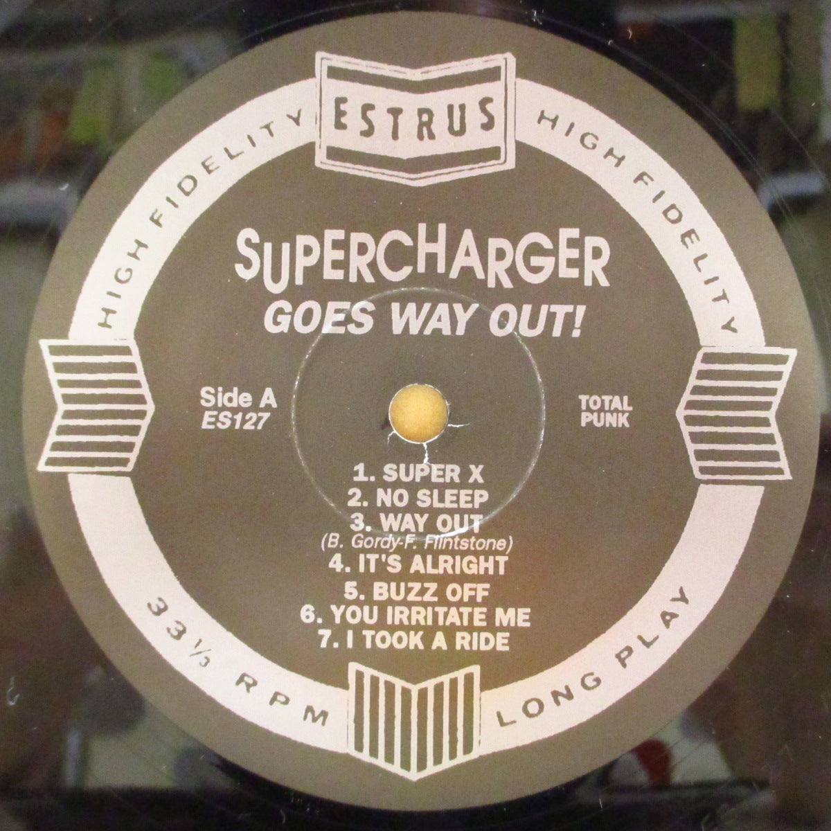 SUPERCHARGER (スーパーチャージャー)  - Goes Way Out！(US オリジナル「黒盤」 LP) '93年2ndアルバム