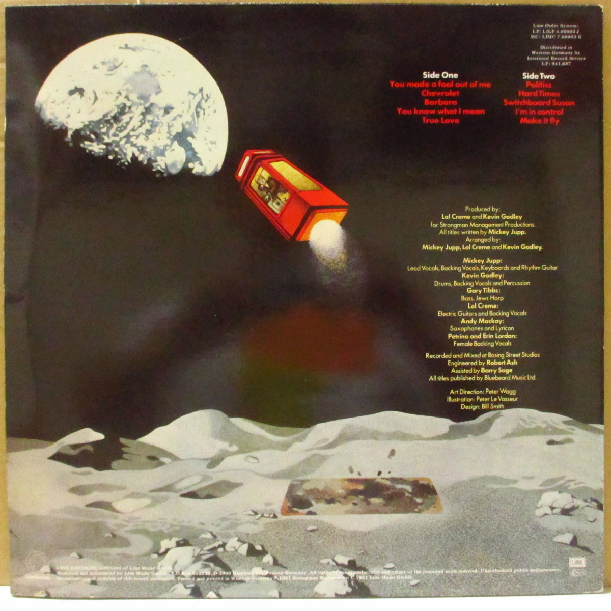 MICKEY JUPP (ミッキー・ジャップ)  - Long Distance Romancer (German '81 再発 LP) '79年2ndソロアルバム