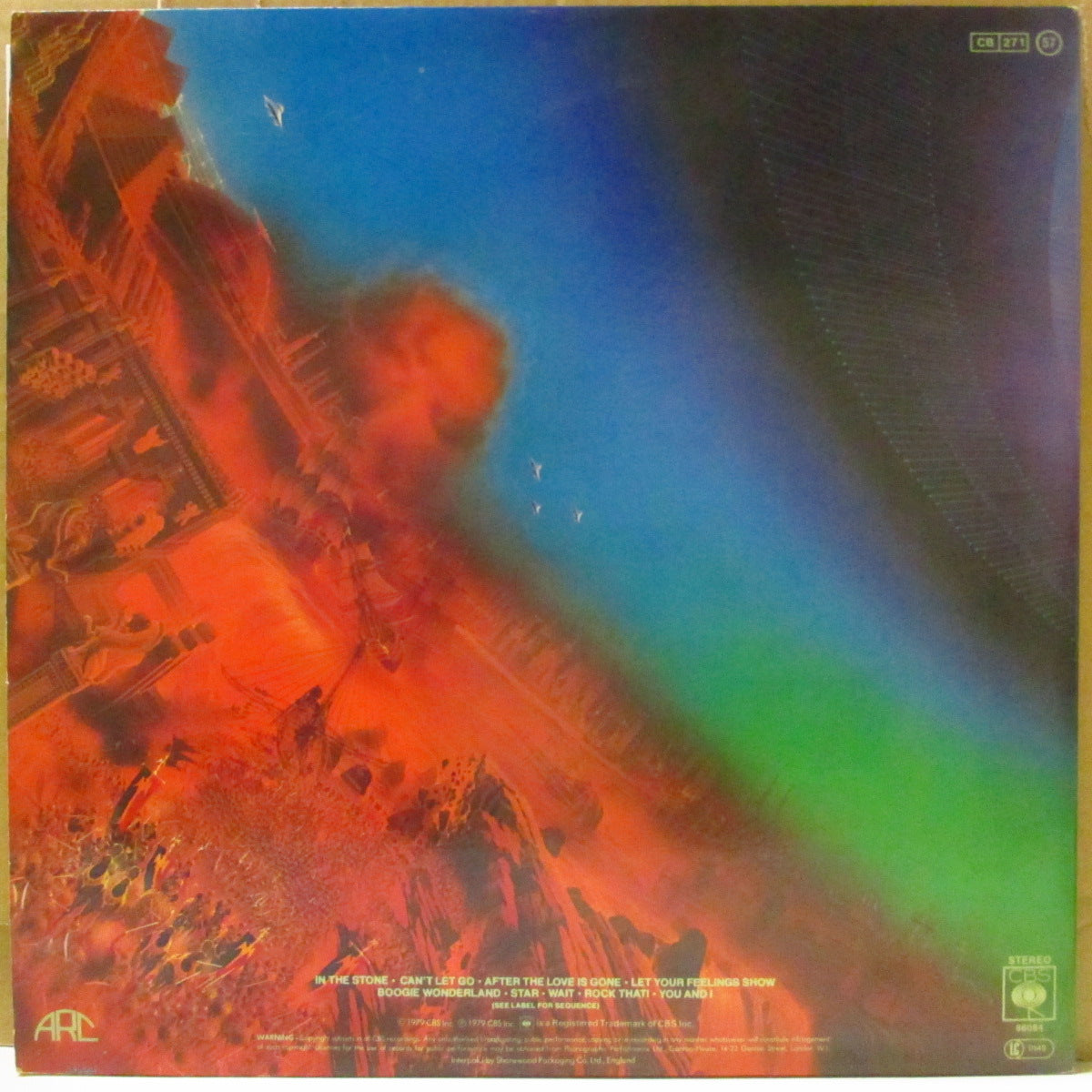 EARTH, WIND & FIRE (アース・ウィンド・アンド・ファイアー)  - I Am (UK '79 オリジナル・ステレオ LP+インナー/宣伝円形ステッカー付き見開きジャケ)名曲「ブギ・ワンダーランド」他9作目アルバム！