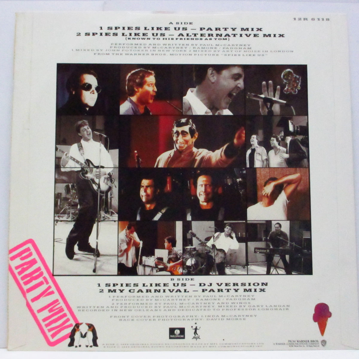 PAUL McCARTNEY (ポール・マッカートニー)  - Spies Like Us (UK オリジナル 12") 映画『スパイ・ライク・アス』主題歌！