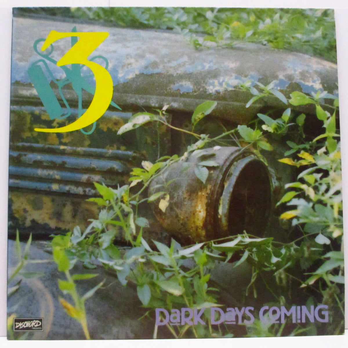 3 (Tree) (スリー)  - Dark Days Coming (US '89 オリジナル LP+インナー/「＄6」ジャケ）