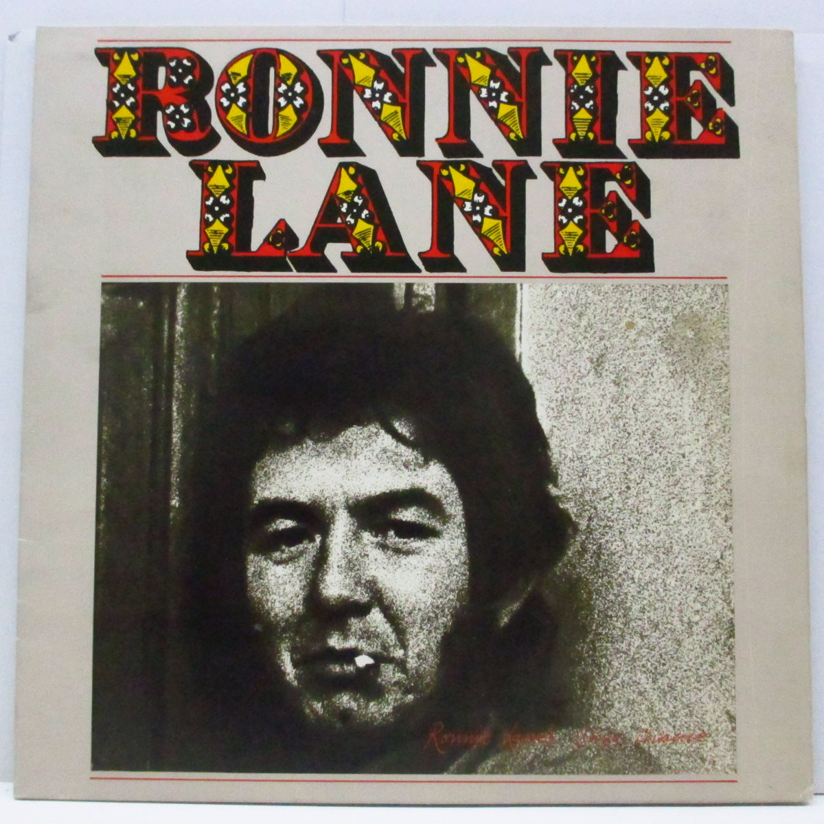 RONNIE LANE (ロニー・レイン)  - Ronnie Lane's Slim Chance (UK オリジナル「ピンクリム / パームトゥリー」ラベLP/光沢見開きジャケ) '75年セカンドアルバム！