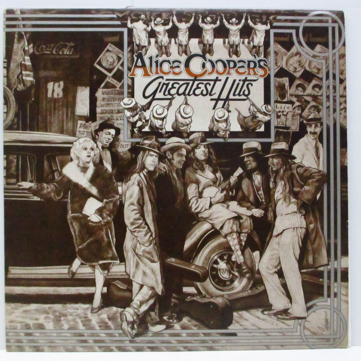 ALICE COOPER (アリス・クーパー)  - Greatest Hits (UK オリジナル「バーバンク」ラベ LP+インナー) 近年稀な美品 !