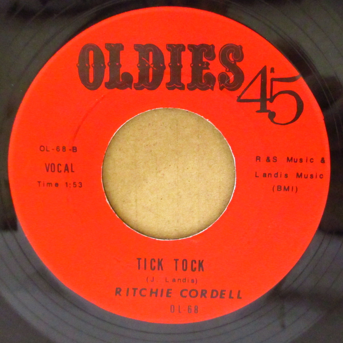 KING HARVEST /  RITCHIE CORDELL (キング・ハーヴェスト)  - Dancing In The Moonlight / Tick Tock (US 70's 再発 7インチ)大ヒット癒し名曲カバー！