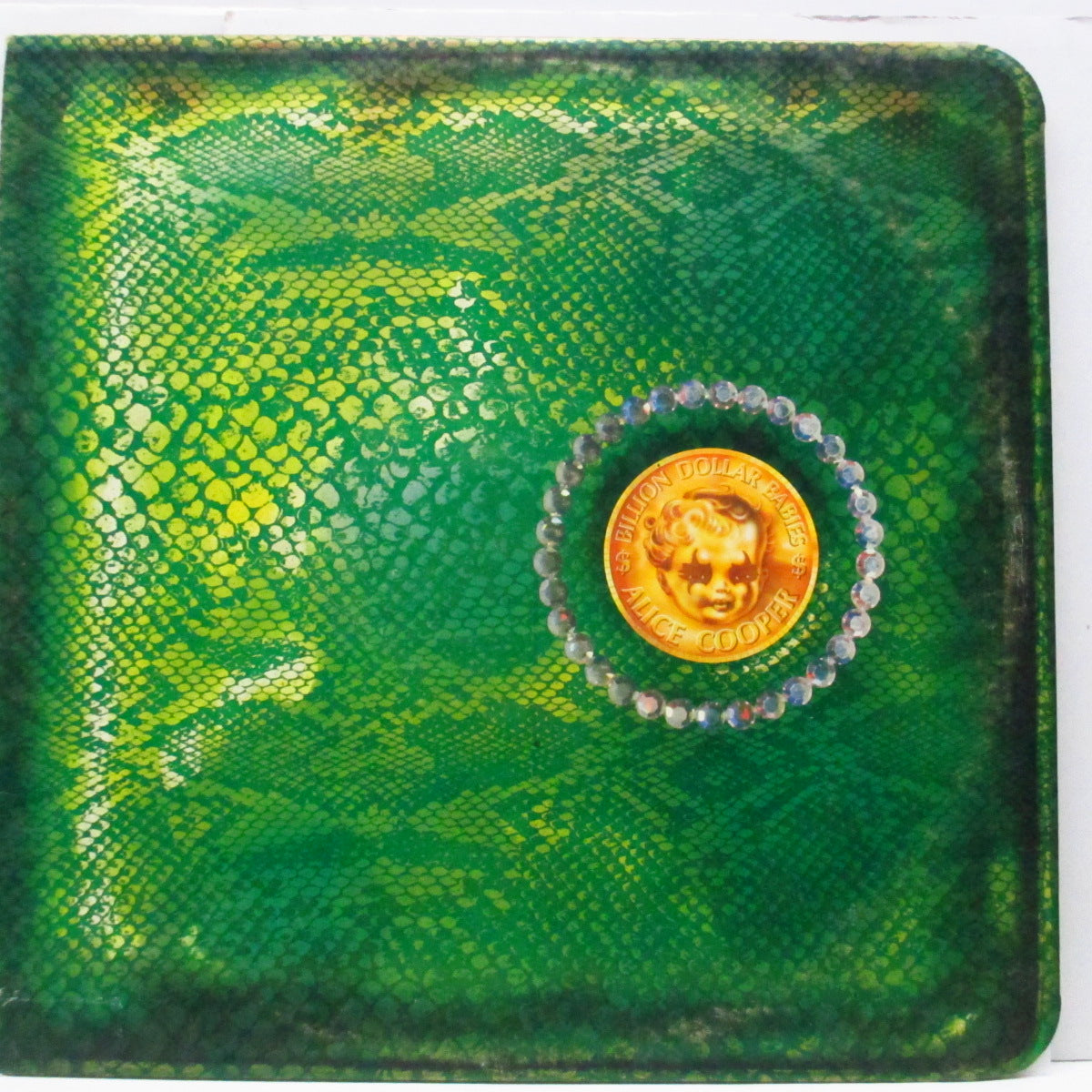 ALICE COOPER (アリス・クーパー)  - Billion Dollar Babies (UK 初回オリジナル「緑ラベ」LP+インナー、紙幣インサート/見開エンボス・ウォレットジャケ)