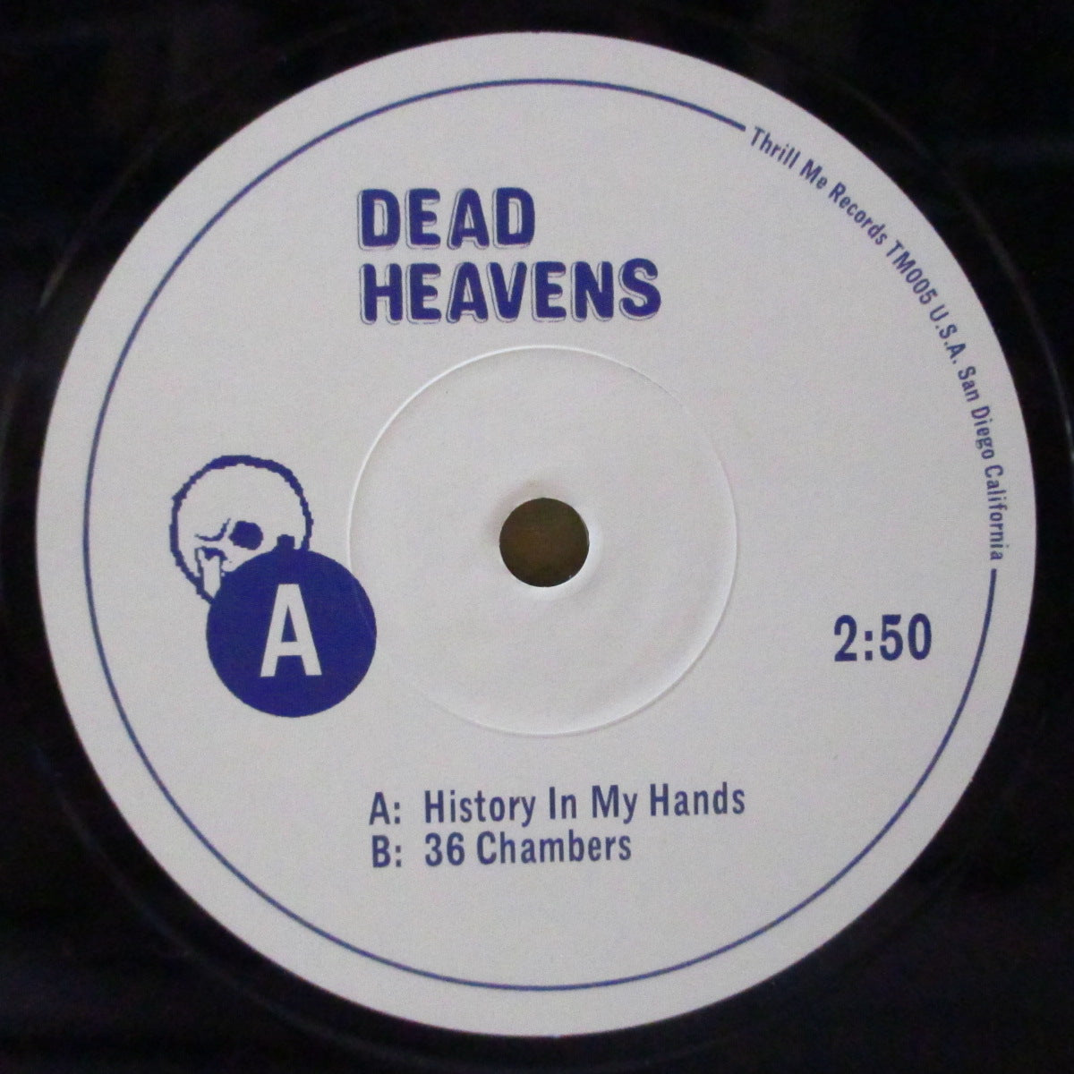 DEAD HEAVENS (デッド・ヘヴンズ)  - History In My Hands (US '15 限定400枚 7インチ+片面ダイカット・マット固紙ジャケ)