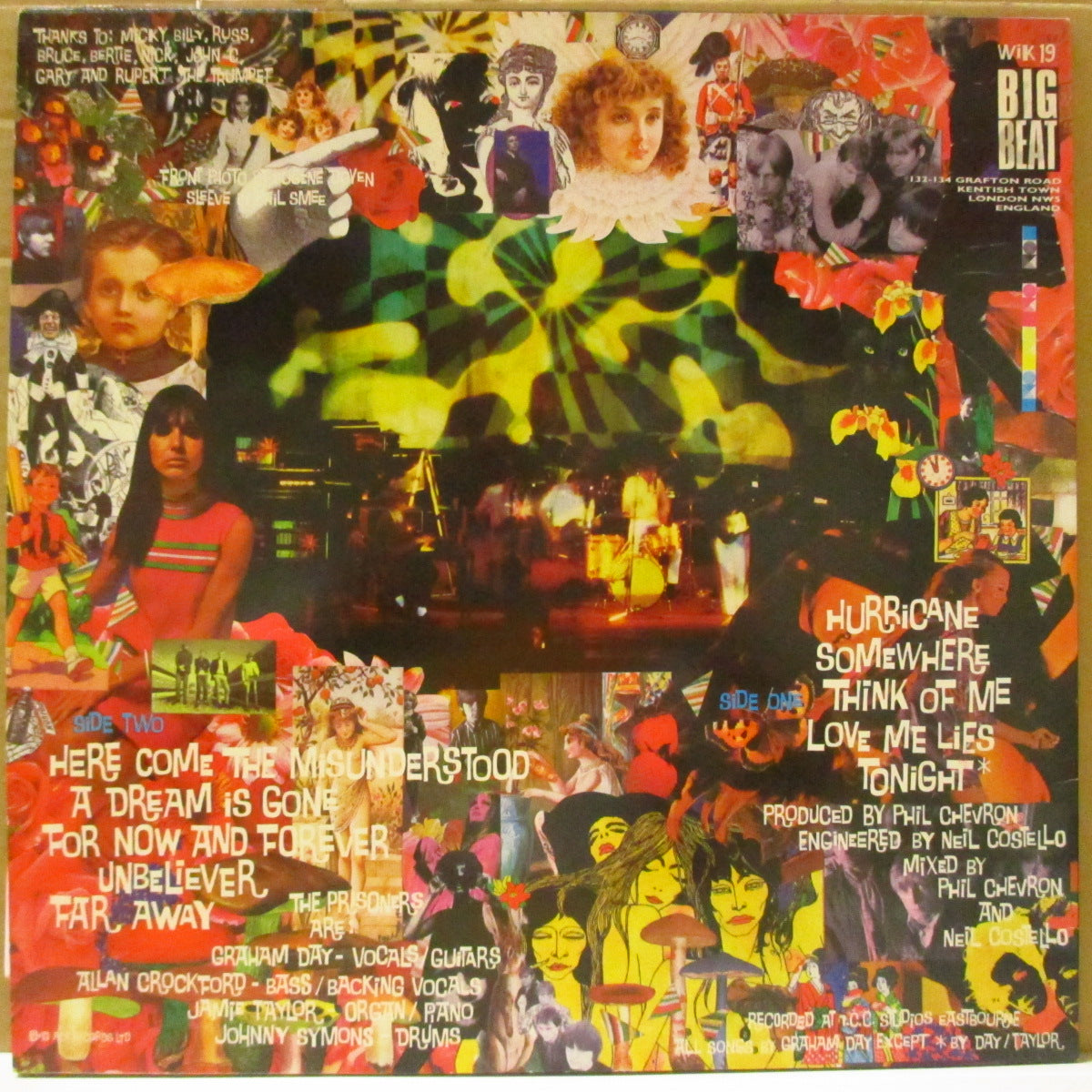 PRISONERS, THE (プリズナーズ)  - Thewisermiserdemelza (UK 90's 再発「白＆グレイ・ラベ」LP) '83年3rdアルバム