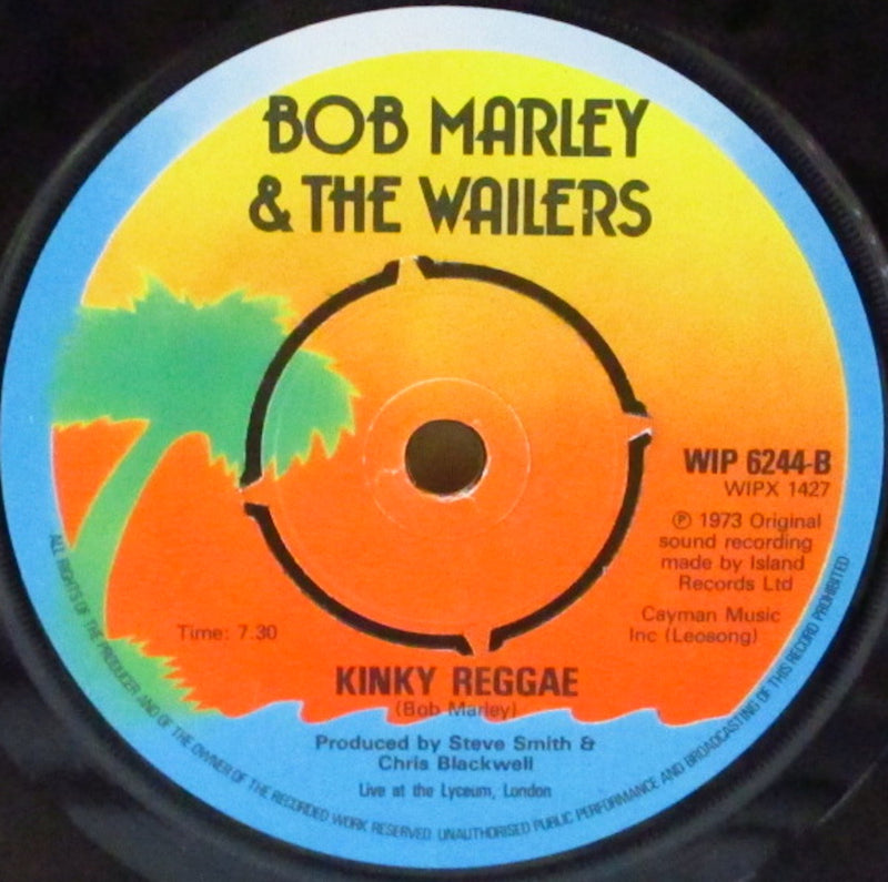 BOB MARLEY & THE WAILERS (ボブ・マーリー&ザ・ウェイラーズ)  - No Woman, No Cry (UK '81 再発ラウンドセンター 7インチ)