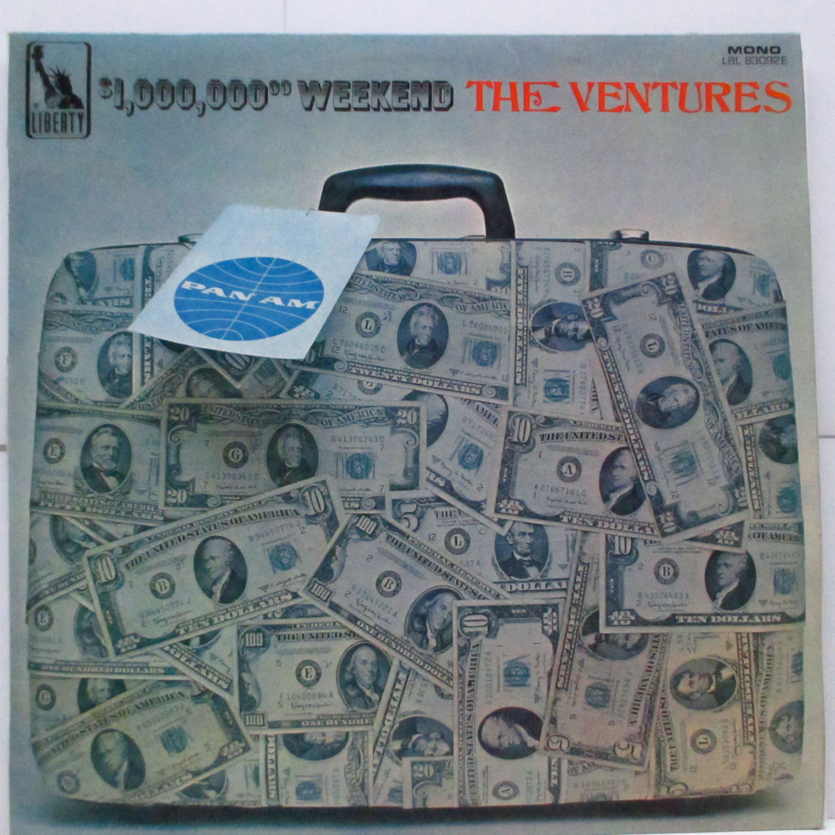 VENTURES (ベンチャーズ)  - Million Dollar Weekend (UK オリジナル「モノラル」LP/C表面コーティングジャケ)