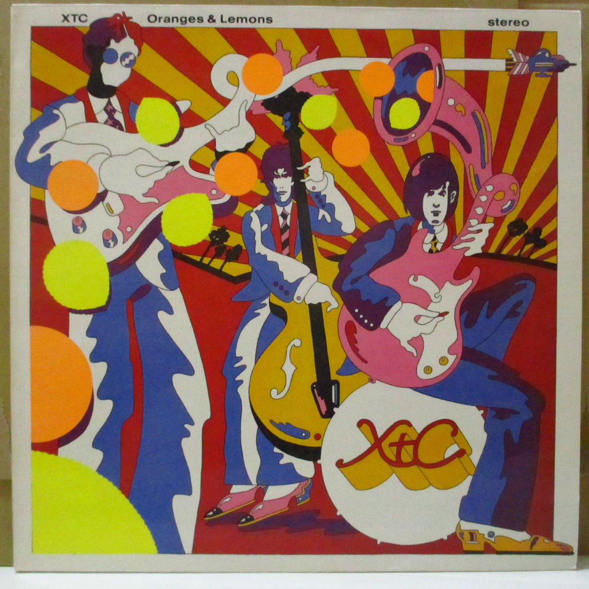 XTC - Oranges & Lemons (UK オリジナル 2xLP+ソフト紙インナー)