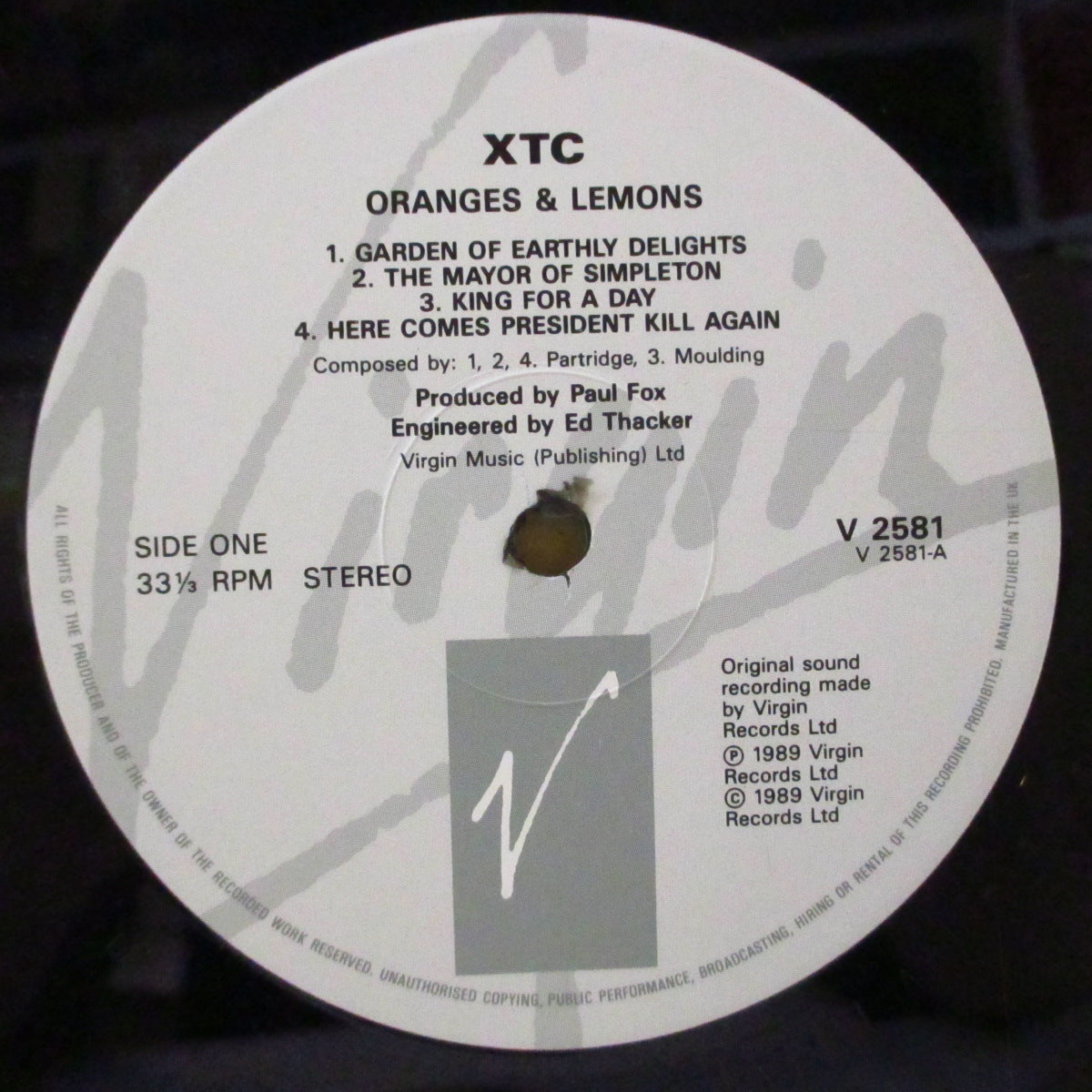 XTC - Oranges u0026 Lemons (UK オリジナル 2xLP+ソフト紙インナー)