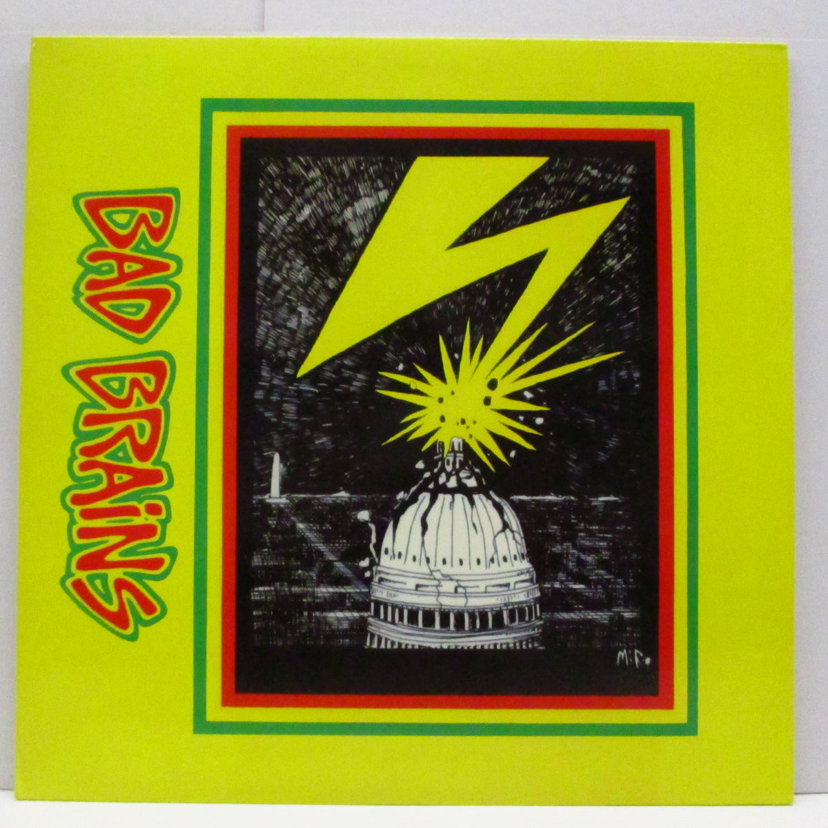 BAD BRAINS (バッド・ブレインズ)  - S.T. [1st] (US 00's 再発「黒盤」LP/RUSLP8223 ) カセットアルバムのLP化！
