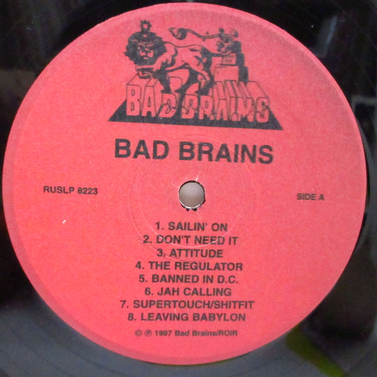 BAD BRAINS (バッド・ブレインズ) - S.T. [1st] (US 00's 再発「黒盤