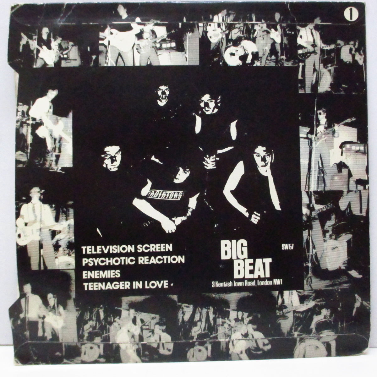 RADIATORS FROM SPACE, THE (ザ・ラジエーターズ・フロム・スペース)  - Four On The Floor (UK オリジナル 7"/光沢固紙折り返しジャケ) '77年の4曲入り！