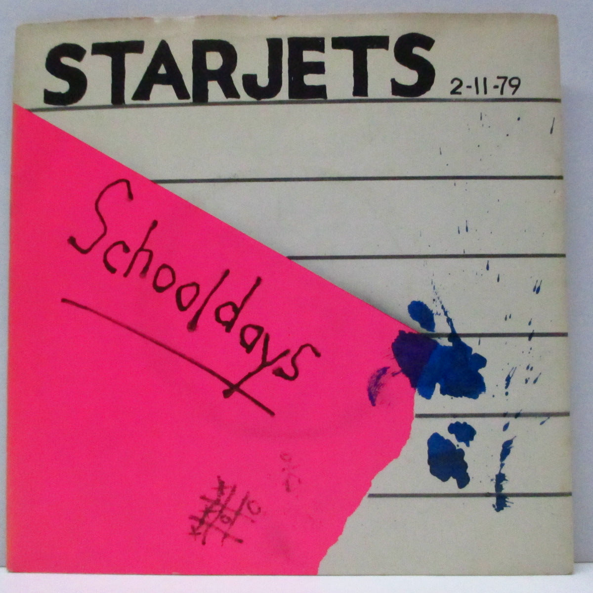 STARJETS (スタージェッツ)  - School Days (UK オリジナル 7"/光沢固紙折り返しジャケ) パンク版ベイ・シティー・ローラーズ !