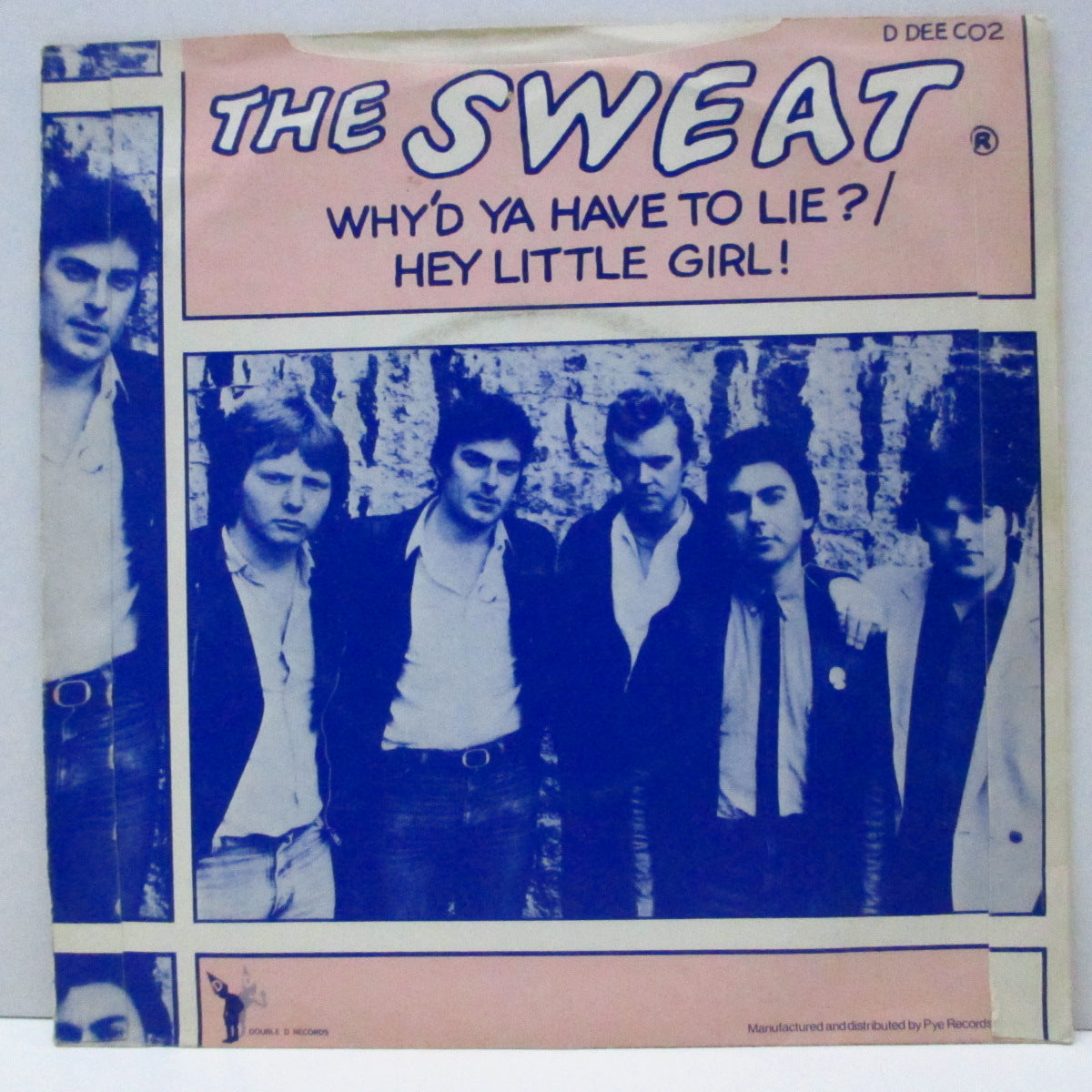 SWEAT, THE (ザ ・スウェット)  - Why'd Ya Have To Lie? (UK オリジナル 7"/光沢ソフト紙折り返しジャケ) AKA No Sweat ! feat. クライブ・カルバートソン !