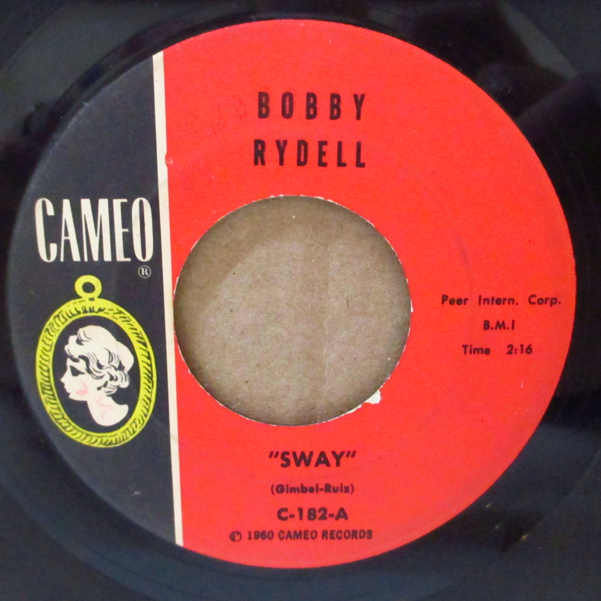 BOBBY RYDELL (ボビー・ライデル)  - Sway / Groovy Tonight (US '60 オリジナル 7インチ)マンボ古典名曲カバー＆ツイスティンPOP！