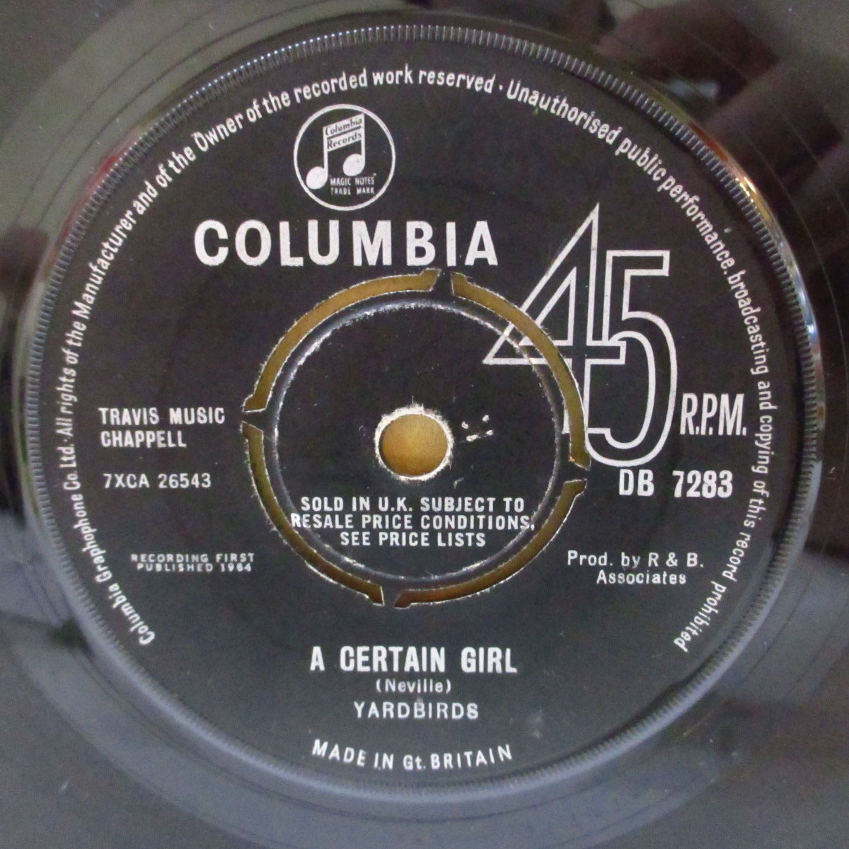 YARDBIRDS (ヤードバーズ)  - I Wish You Would (UK '64 オリジナル 7インチ+カンパニースリーブ)