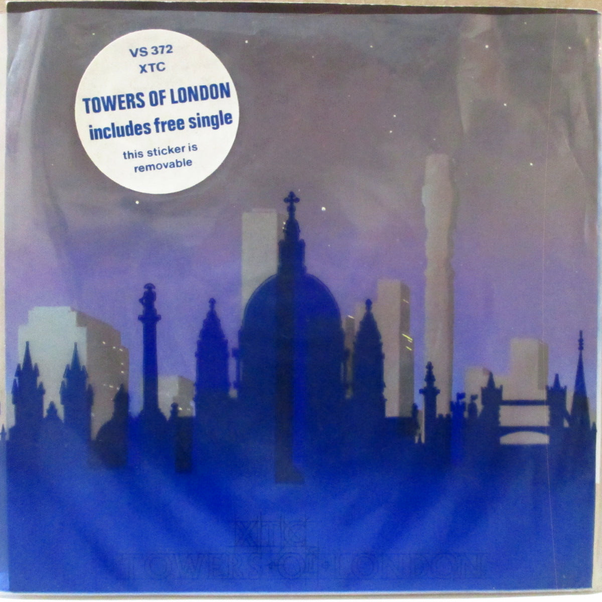 XTC - Towers Of London (UK 限定 2x7インチ+レアステッカー付きアウターPVC)