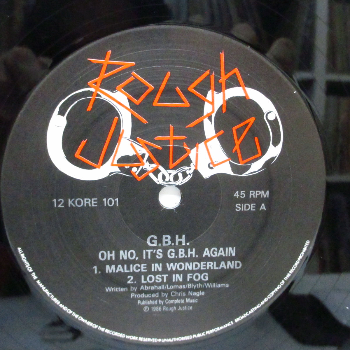 Charged G.B.H (チャージド G.B.H)  - Oh No It's G.B.H. Again! (UK オリジナル 12") 近年稀な美品！