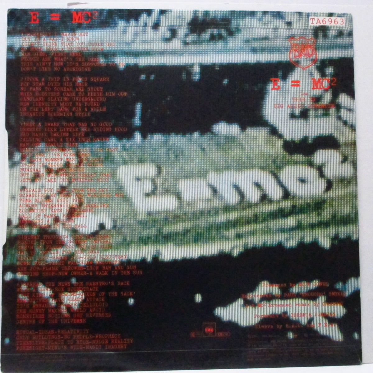 BIG AUDIO DYNAMITE (ビッグ・オーディオ・ダイナマイト)  - E=MC2 : Extended Remix / This Is Big Audio Dynamite (UK オリジナル 12")