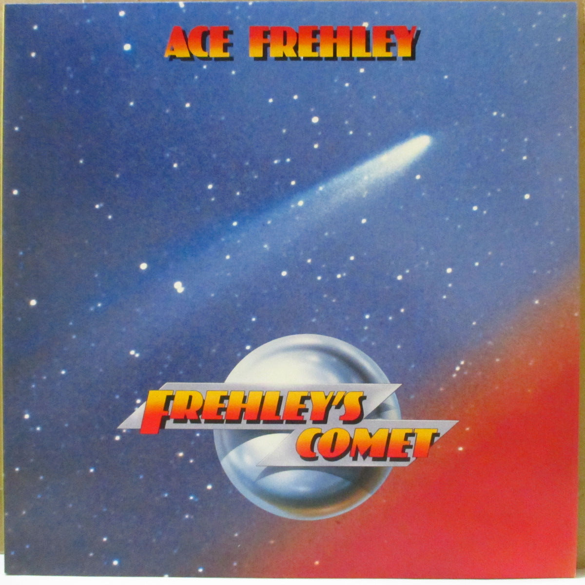 ACE FREHLEY (エース・フレイリー)  - Frehley's Comet (Japan オリジナル LP+見開きインサート/帯欠) '87年2ndソロアルバム