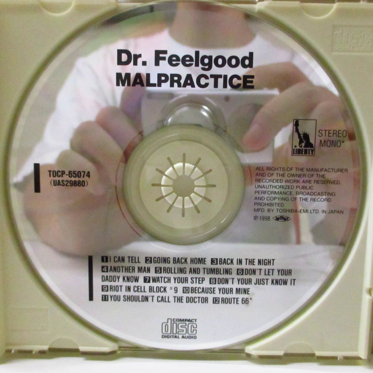 DR.FEELGOOD (ドクター・フィールグッド)  - 不正療法 - Malpractice (Japan '98 再発 CD+帯) '75年2ndアルバム