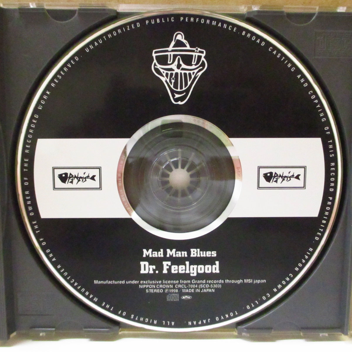DR.FEELGOOD (ドクター・フィールグッド)  - マッド・マン・ブルース - Mad Man Blues (Japan '00 再発 CD+帯) '85年カバーアルバム