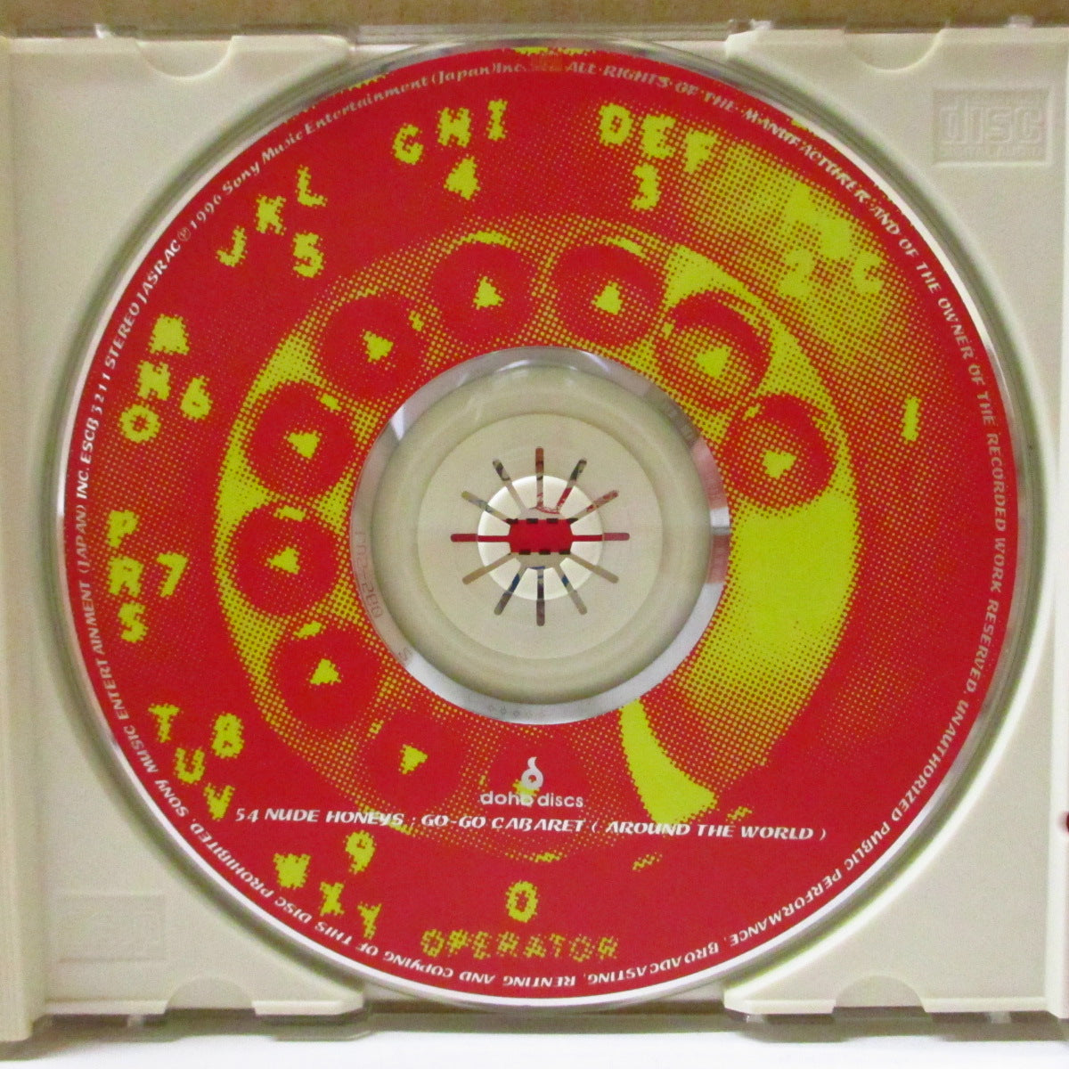 54 NUDE HONEYS (54・ヌード・ハニーズ)  - Go Go Cabaret - Around The World (Japan '96 オリジナル CD+帯) 1stアルバム