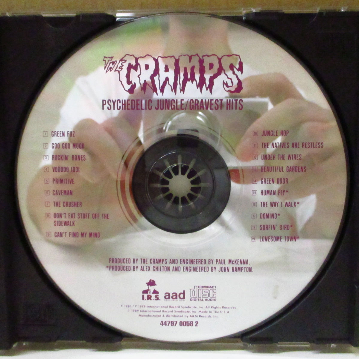 CRAMPS (クランプス)  - Psychedelic Jungle / Gravest Hits (US '90s 再発品番「44797 0058 2」表記 CD) デビューミニアルバム&2ndアルバム合体盤