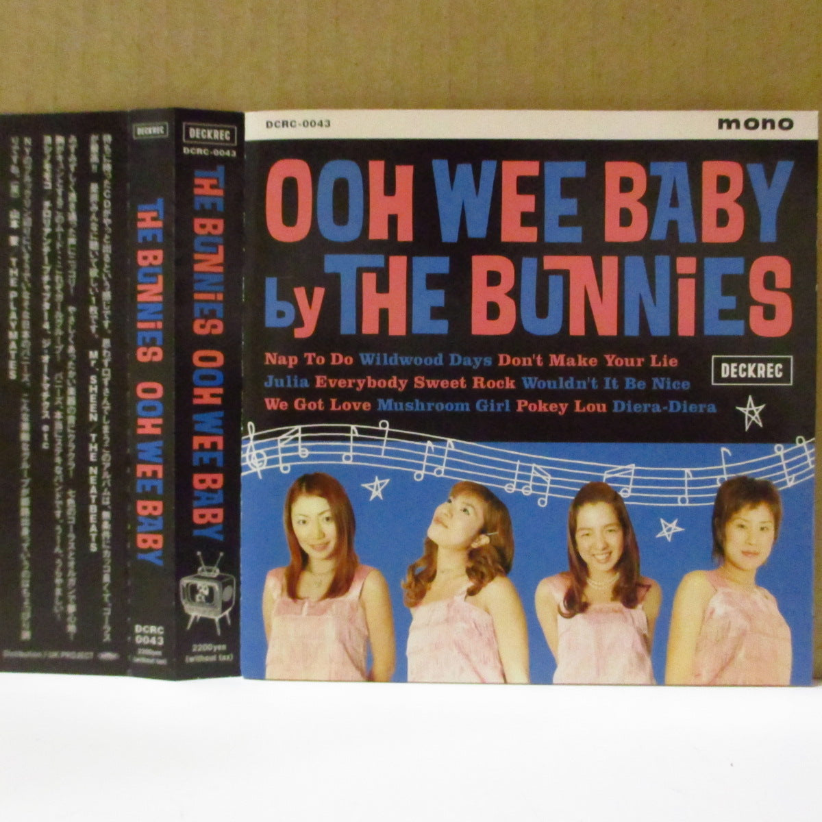 BUNNIES, THE (ザ・バニーズ)  - Ooh Wee Baby (Japan '02 オリジナル CD+帯, ステッカー) 2ndアルバム