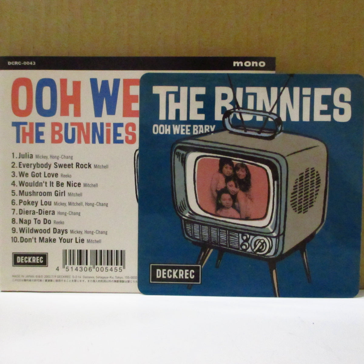 BUNNIES, THE (ザ・バニーズ)  - Ooh Wee Baby (Japan '02 オリジナル CD+帯, ステッカー) 2ndアルバム