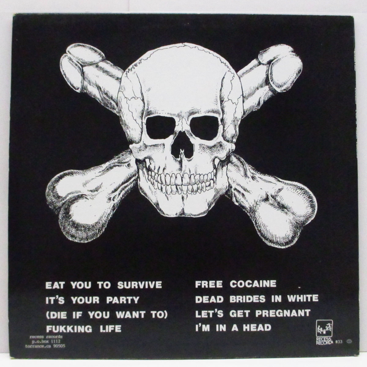 DWARVES (ドワーヴス)  - Toolin' For A Warm Teabag (US '96 限定1,000枚再発7曲入り 12"/Recess  #33)