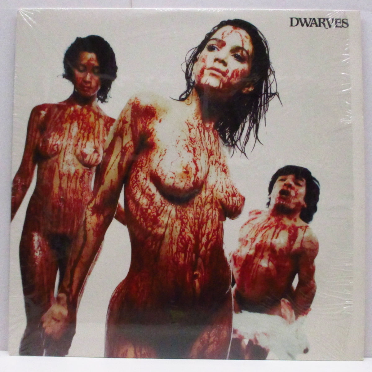 DWARVES (ドワーヴス)  - Blood Guts & Pussy (US 90's 再発「黒盤」LP/バーコード＆ェブアドレス有ジャケ）'90年サブポップ移籍第1弾 !